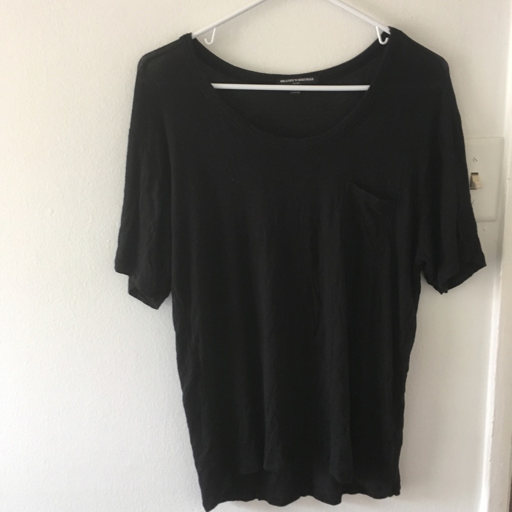 brandy melville black tee